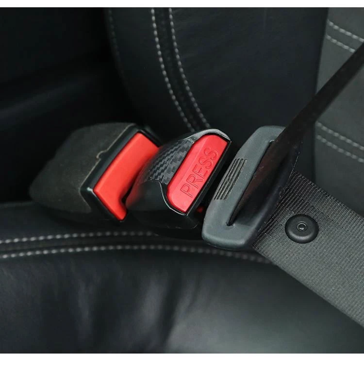 2 PCS Car Seat Belt Clip Extender Safety Seatbelt Lock Buckle Plug Thick  Insert Socket Extender Safety Buckle
