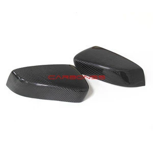Carbon fiber mirror cover for ford mustang rearview mirror cover without led light 2014+