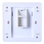 cat6 cat5 cat3 network keystone RJ45 RJ11 faceplate Manufacturer from China