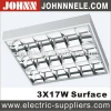 CE 60Hz Silver Color Surface and Recessed Style Grill Lamps