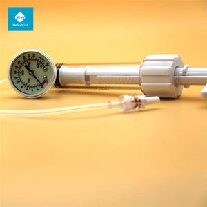 CE/ISO13485 Scw Medicath Implants &amp; interventional materials Balloon Inflation Manometer Syringe