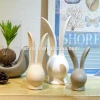 Ceramic Porcelain Animal Rabbit Head Figurine For Home Decoration