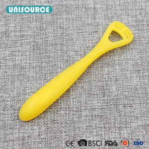 Cheap And Popular Dental Hygiene Plastic Tongue Cleaner Oral Care Tongue Scraper