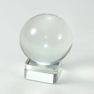 Cheap glass ball with base for customized gifts
