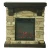 Import cheap Indoor Polystone Electric Fireplace from China