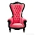 Cheap Luxury wedding event party salon pedicure Restaurant Hotel Living room Leather Solid Wood king throne chair rental HY-K134