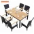 Import Cheap Outdoor Rattan+Plastic Wood Composite Patio Furniture 7 pcs Cube Dining Set for Home &amp; Garden from China