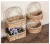 Import Cheap rattan woven plant hanging flower basket from China