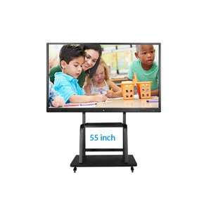 cheapest 55 inch no projector wireless multitouch interactive whiteboard system smart class touch blackboard