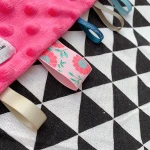 Chewing towel label newborn baby toys 0-1-year-old can be imported velour towel pocket handkerchief