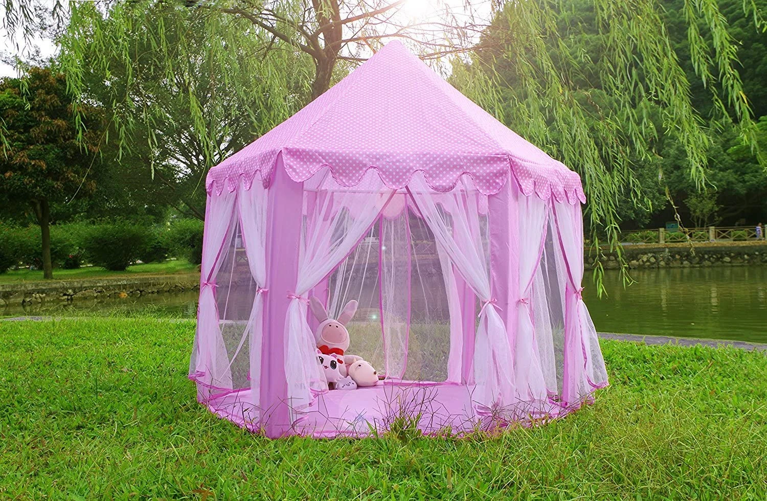 child hanging teepee tent,indoor and out door play house with EN71 rohs certification Large house tent