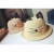 Import Children Baby Cat Ears Breathable Straw Hat Parent-Child Section Curling Hat from China