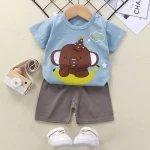 Childrens Clothing Suits Printed Style Leisure Wear Home Wear Children Clothes