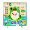 Childrens pre-primary Educational Maria Montessori wooden toys weather seasons calendars clocks cognitive toys