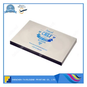 China 20 Years Cards Printer 600g Blue Foiled Stamped Debossed Paper Business Card Printing