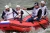 China factory 12&#x27;3&#x27;ft  River Sport inflatable Whitewater Life Raft with PVC Material