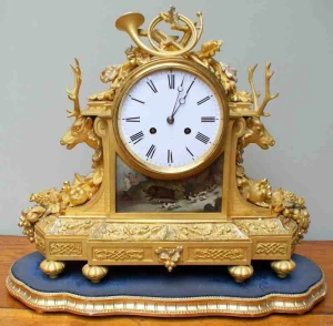 China factory bronze table clock high quality