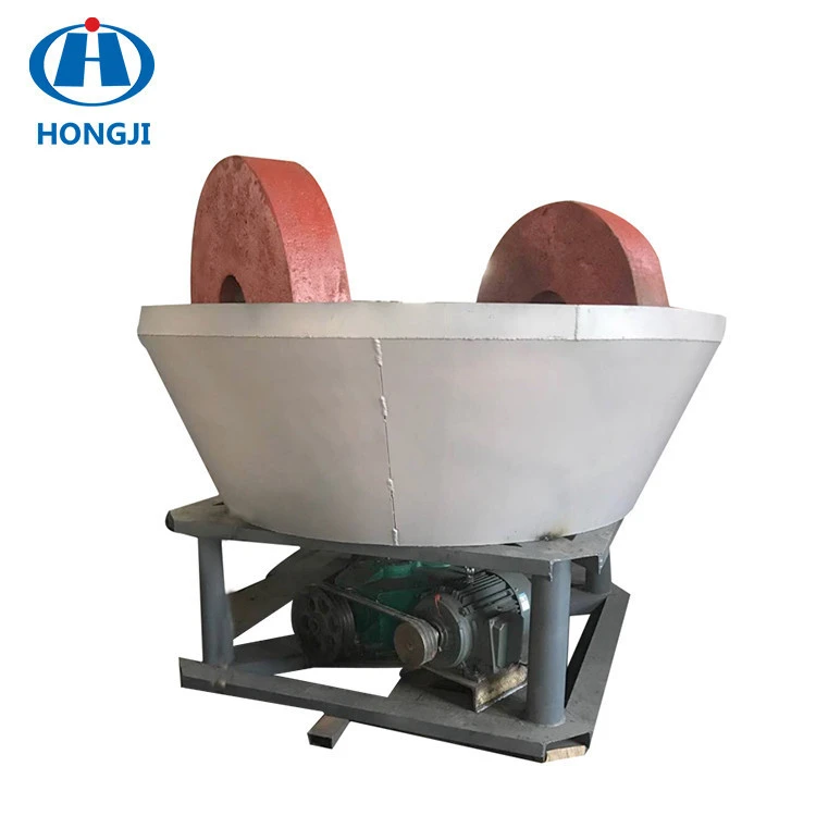 China Lowest Price Silver Copper Zinc Iron Lead Ore Dressing Small Gold Mill Plant Wet Pan For Sale