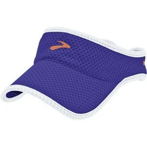 China manufacturer custom logo reflective piping outdoor running sports sun visor