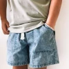 china manufacturer custom streetwear kids clothing denim shorts for boys