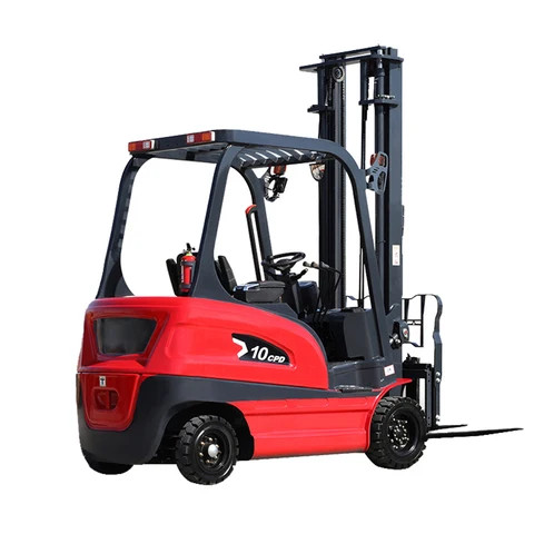 China New hydraulic stack truck small fork lift pallet jack stacker 1 ton 2 ton electric forklift