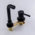 Import China Supplier OEM Polishing Plating Single Handle Bathroom Black Wall Mounted Concealed Faucet from China