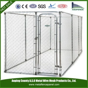 China wholesale galvanized steel metal dog kennel cage