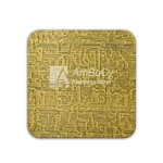 Chinese Factory 1.2mm 1.5mm Thickness 8K Mirror Polished Colored Mirror Etching Titanium Coated Photo Etching Stainless Steel