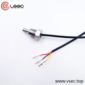 chip 6*50mm Stainless Steel 304 Waterproof DS18B20 Temperature sensor with 1m wire