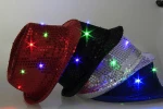 Christmas articles fedora hat for men happy party use