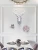 Import Christmas crafts decoration White long horned flower deer head wall hanging from China