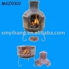 classic terracotta BBQ stove