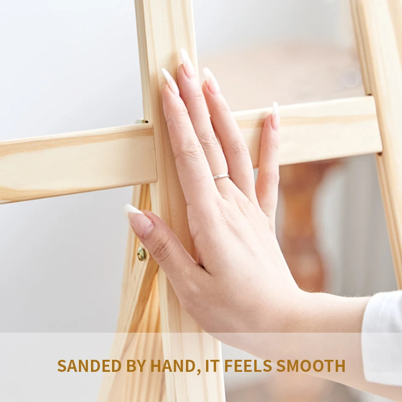 150cm High quality professional sketch easel natural wood folding painting easel