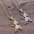 Import CN195 Fashion animal  Pendant  Brass Micro pave with CZ Bling Bling Mens Heart  Necklace Rock Hip  hop Jewelry from China
