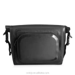 Cnkdy Waterproof Bike Handlebar Bag,Bicycle Frame Handlebar Bags with  Multifunctional Large Capacity Bicycle bag