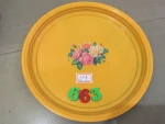 Color process stainless steel fruit plate & vegetable dishes fancy serving trays