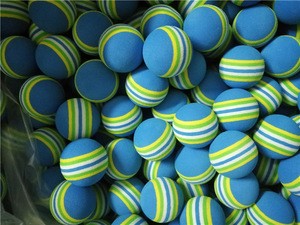 Colorful EVA Foam Golf balls odorless sponge ball household children&#39;s golf toy Indoor golf practice ball