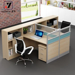 Commercial Furniture Modern Two People Office Furniture/ Counter/ Workstation