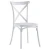 Import Commercial Furniture Retro Industrial Cross Back Stackable Plastic Dining Chair from China