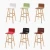 Import Competitive Price Most Popular Stylish Backrest Wooden Bar Stool from China