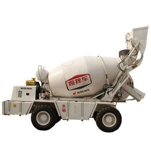 concrete mixer truck price 4CBM with self loading bucket