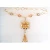 Import Connected ring shaped suitable for banquets with flower pendants convenient match link necklace from China