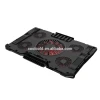 coolcold new 5fans gaming notebook cooler, hot sale RGB gaming laptop cooling pad