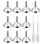 Cosmetic Fill Gold Silver Perfume Metal Mini Aluminum Funnel