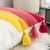 Import Cotton Crewel Embroidered Rainbow Tassel Pillowcase Cotton Embroidery Sofa Cushion Cover from China