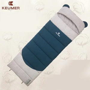 Cotton thicken sleeping bag for winter &amp; autumn,for adult outdoor/indoor/camping/travel use, whole washed sleeping bag KEUMER