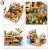 Import Creative gifts handmade DIY assembly miniature plastic role play flower house kit diy 3d model house toy from China