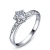 Import Crystal Diamond Engagement Infinity Ring Round Cut Wedding Rings For Women from China