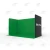 Import Custom Big U shape Green Screen Background Photography, Video Green Fabric Backdrop Wall from China