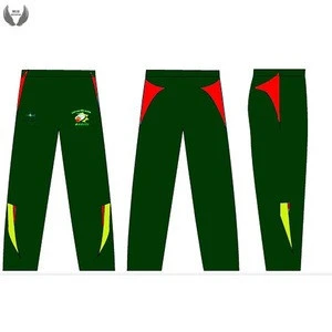 Custom design sublimation team long cricket trousers